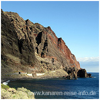 Die schroffe Küste von El Hierro insel, kanaren, kueste, felsen